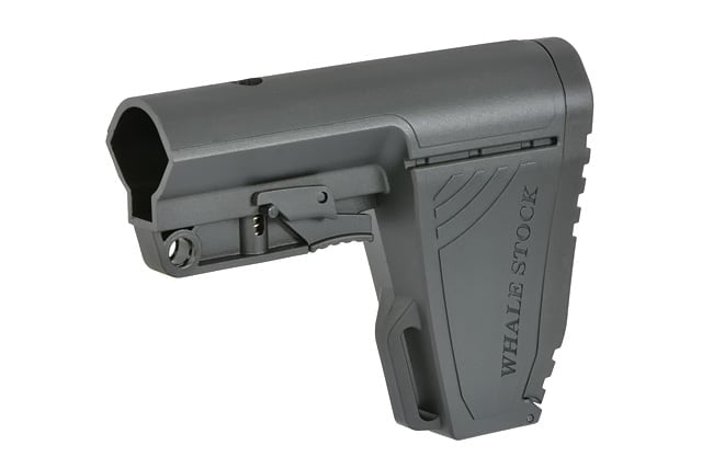 Whale Stock Regolabile per AR-15/M4 - Nero di CYMA