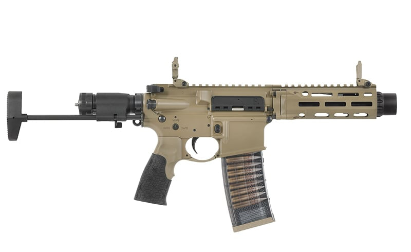 Gas replica Daniel Defense DDM4 CQB PDW - Tan di EMG