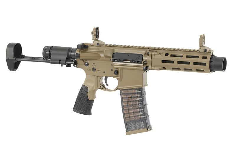 Gas replica Daniel Defense DDM4 CQB PDW - Tan di EMG