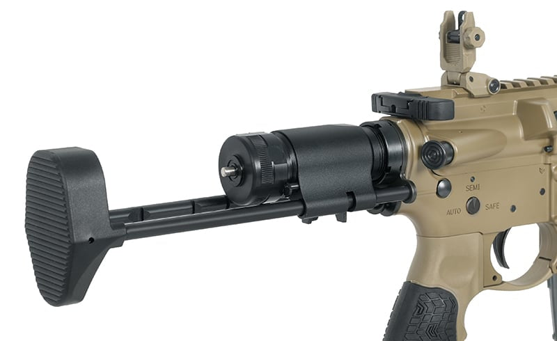 Gas replica Daniel Defense DDM4 CQB PDW - Tan di EMG