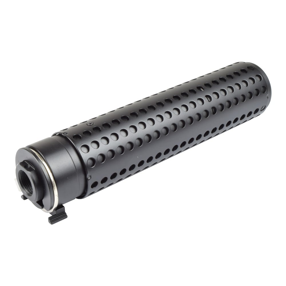 Silenzatore QD 180mm con Spegnifiamma di BATTLEAXE