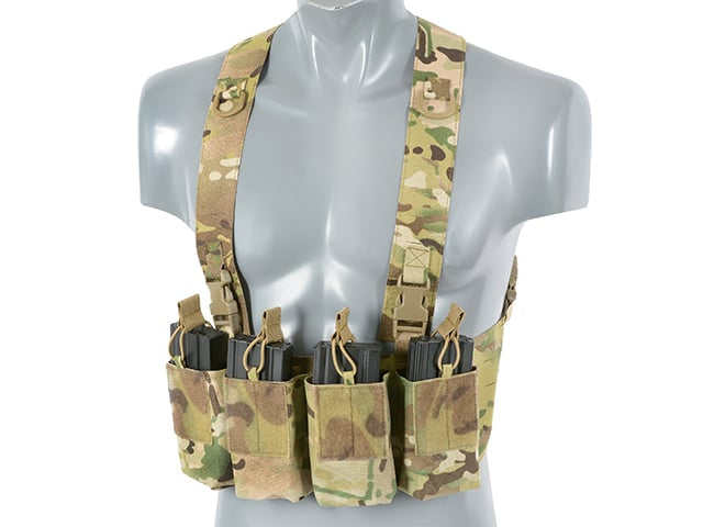 Chest Rig Laser-Cut Multicamo di 8FIELDS