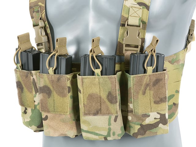 Chest Rig Laser-Cut Multicamo di 8FIELDS