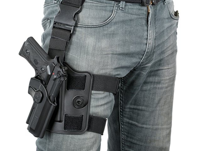 Airsoft Drop Leg Platform - Black di AMOMAX