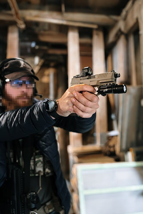 FN 509 GBB Pistol Replica - Tan di CYBERGUN
