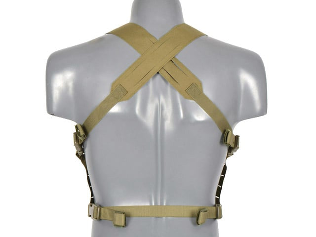 Chest Rig Laser-Cut Coyote di 8FIELDS