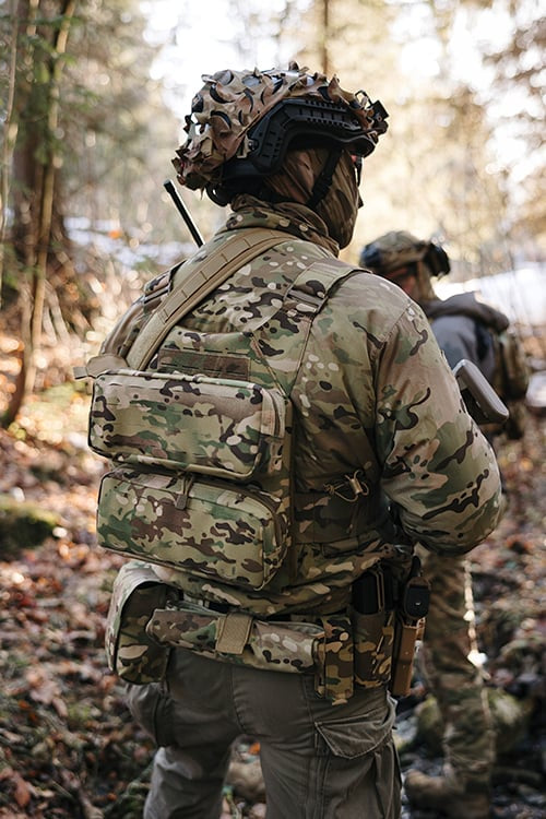 Pouch Multicamo Laser-Cut di 8FIELDS