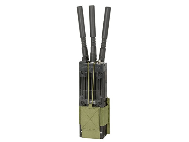 Pouch per Radio Laser Cut - Olive di 8FIELDS