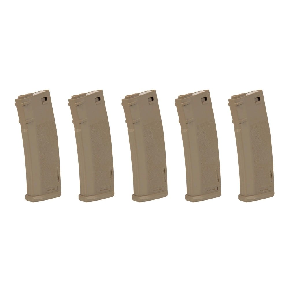 Set 5 Caricatori Mid-Cap S-MAG 125 Colpi di SPECNA ARMS