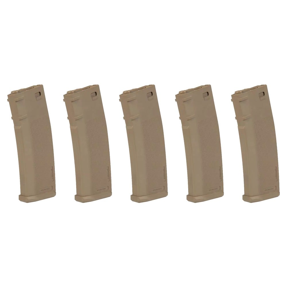 Set 5 Caricatori Hi-Cap S-Mag 380 Colpi di SPECNA ARMS
