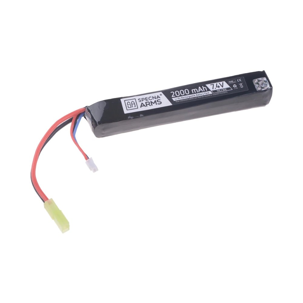 Batteria Li-Po 7.4V 2000mAh 15/30C di SPECNA ARMS
