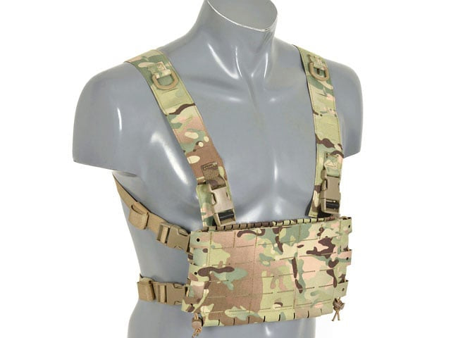 Chest Rig COMPACT MOLLE Laser Cut - Multicamo di 8FIELDS