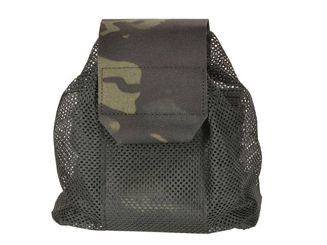 Pouch Dump Mesh Pieghevole Multicamo Black di 8FIELDS