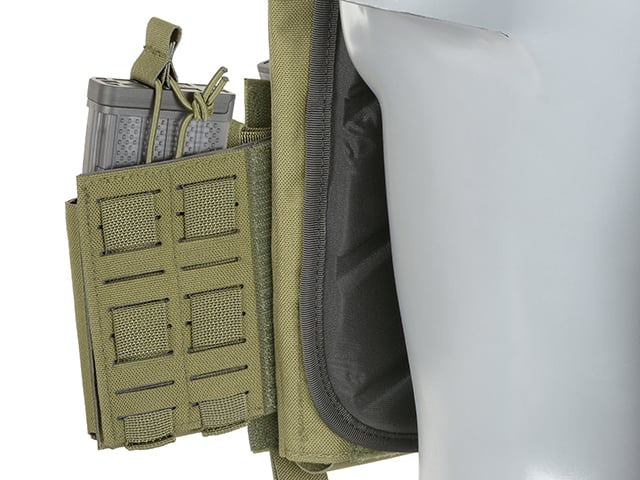 WING Expansion Panel MOLLE Laser-Cut - Black di 8FIELDS