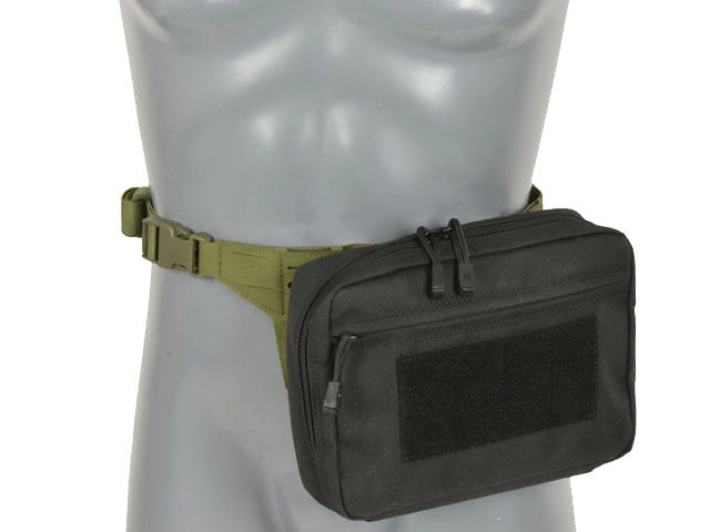 Fanny Pack MOLLE Laser Cut Verde di 8FIELDS