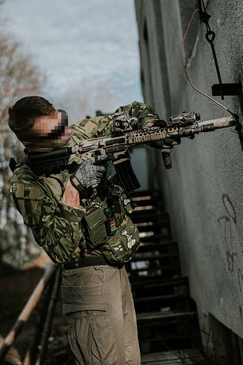 CM.105 Daniel Defense MK18 Eshooter ETU di EMG