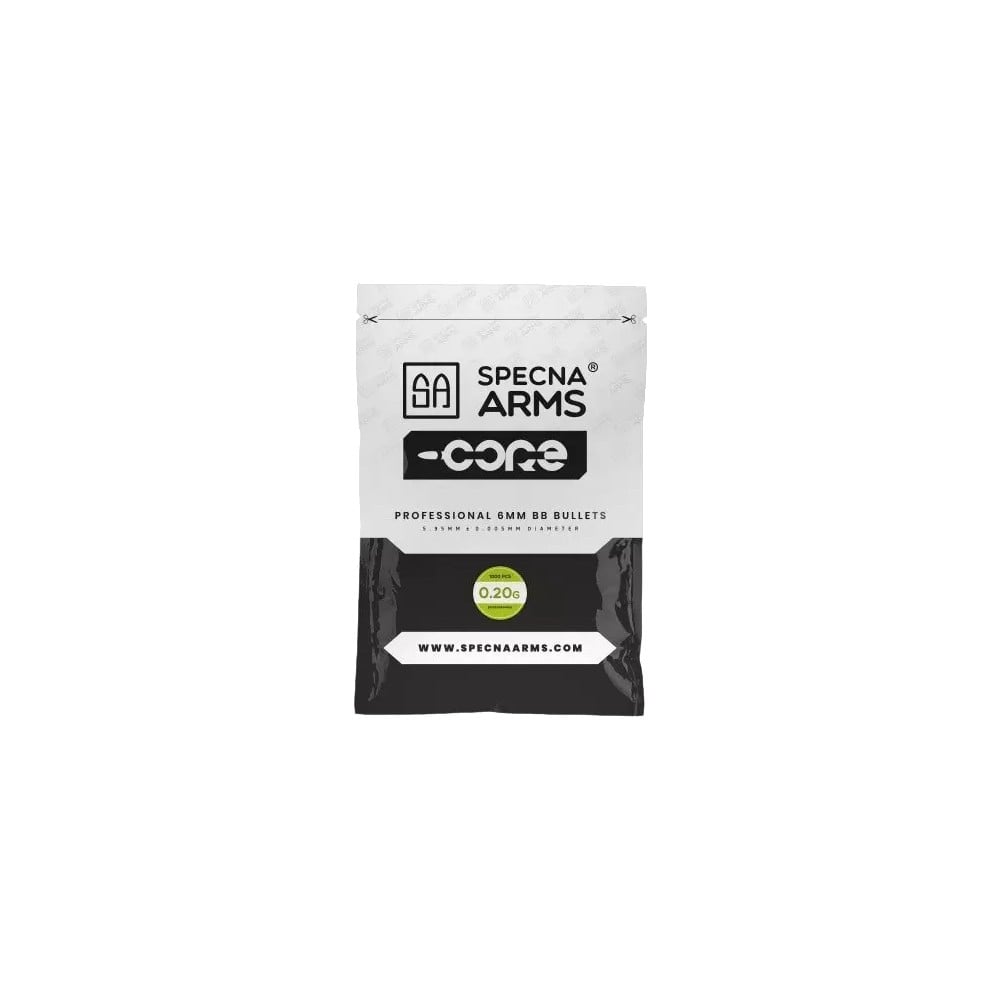 Pallini Bio Core 0,20g Bianchi 1000 Pezzi di SPECNA ARMS