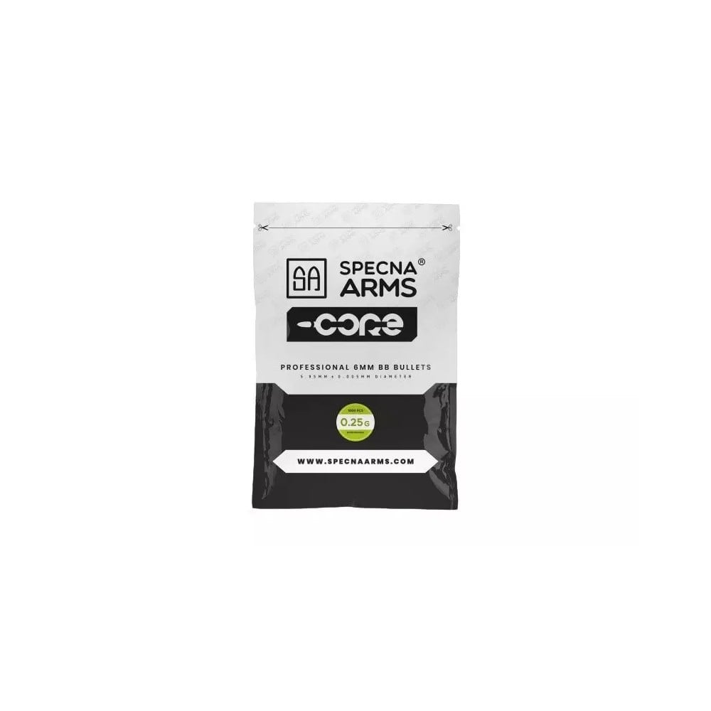Pallini Bio Core 0,25g Bianchi 1000 Pezzi di SPECNA ARMS