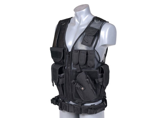 Gilet Tattico Nero di 8FIELDS
