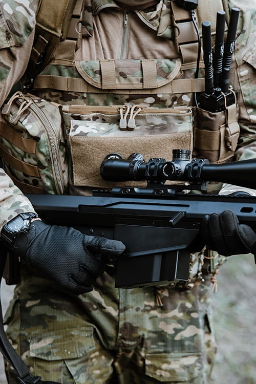 Force Recon Chest Harness - Multicamo di 8FIELDS