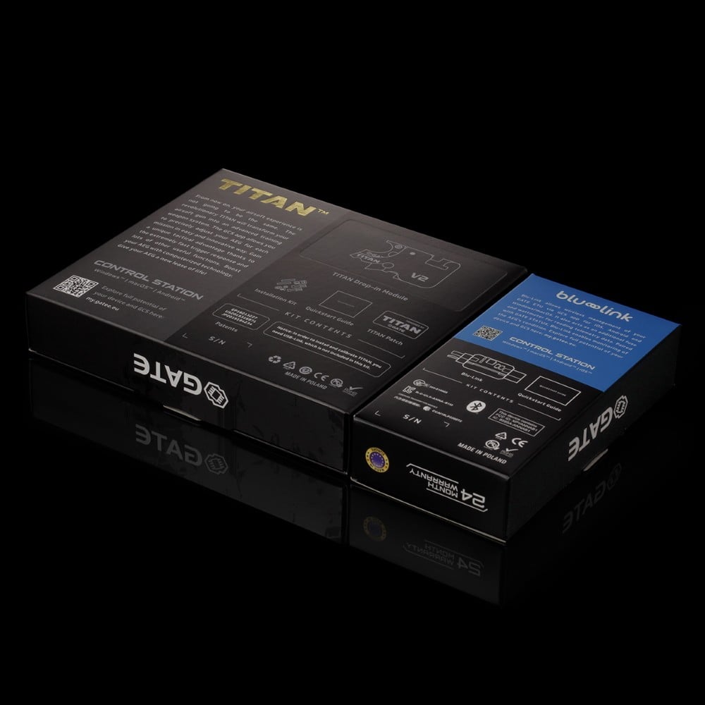 TITAN V2 Expert Blu Set Cavi Posteriori di GATE