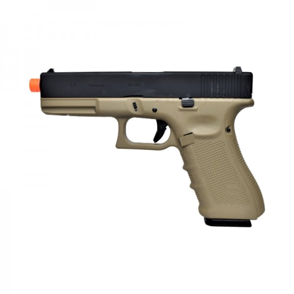 Pistola a Gas G-17 Nera e Tan di WE