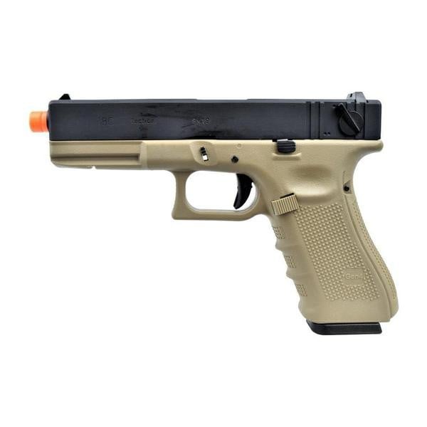 Pistola a Gas G-18 Gen4 Tan e Nera di WE