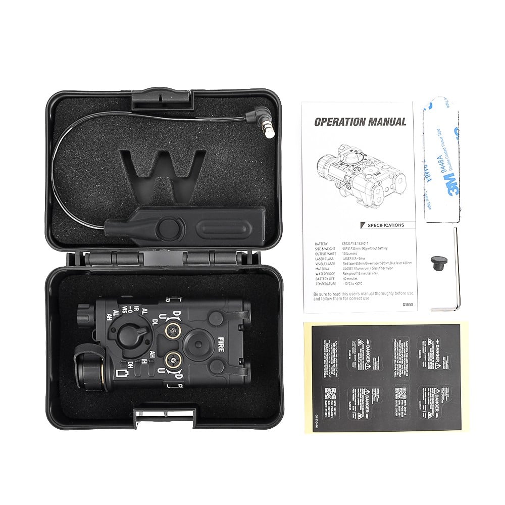 Sistema di Puntamento Laser Rosso/IR di WADSN
