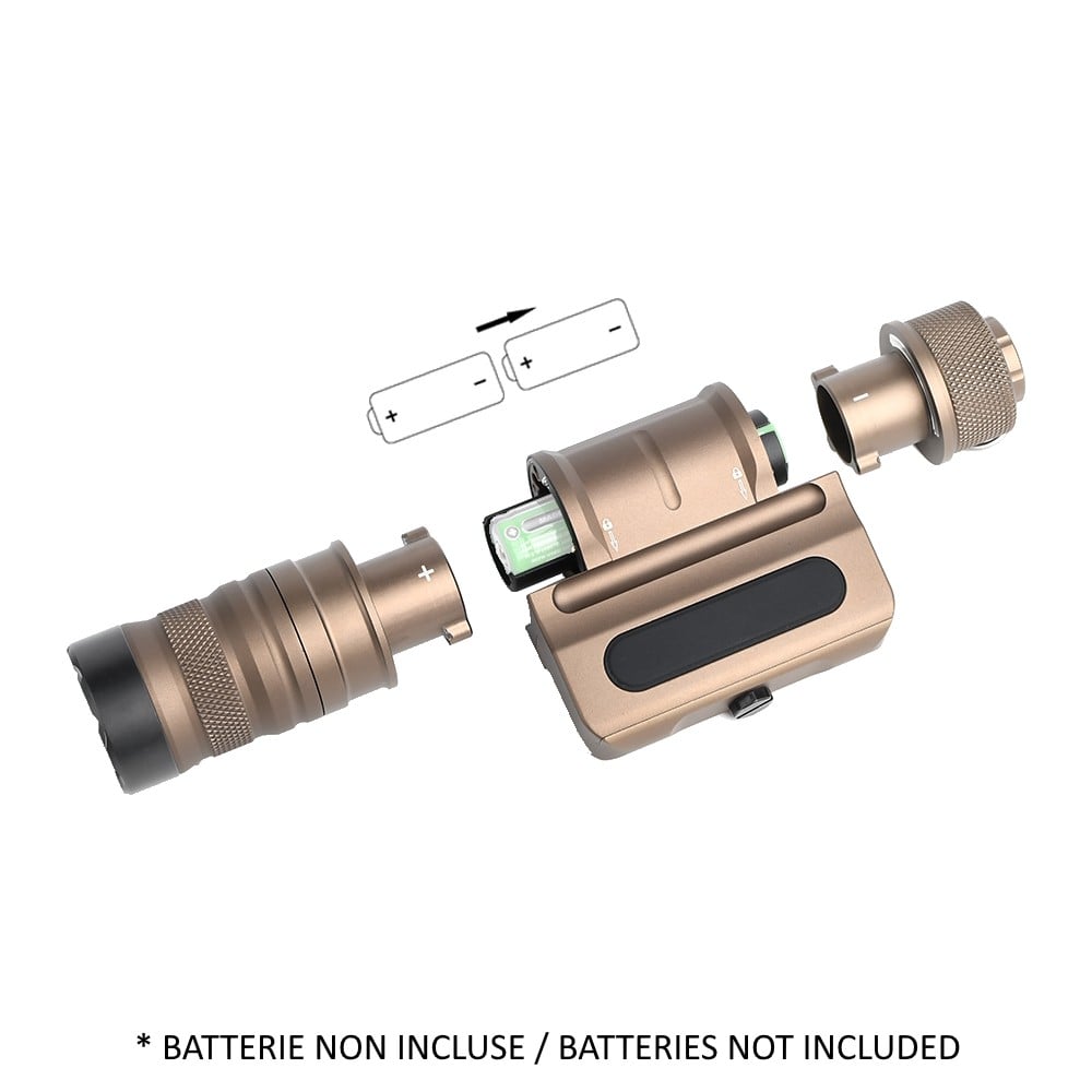 Torcia Tattica LED 1500 Lumens di WADSN