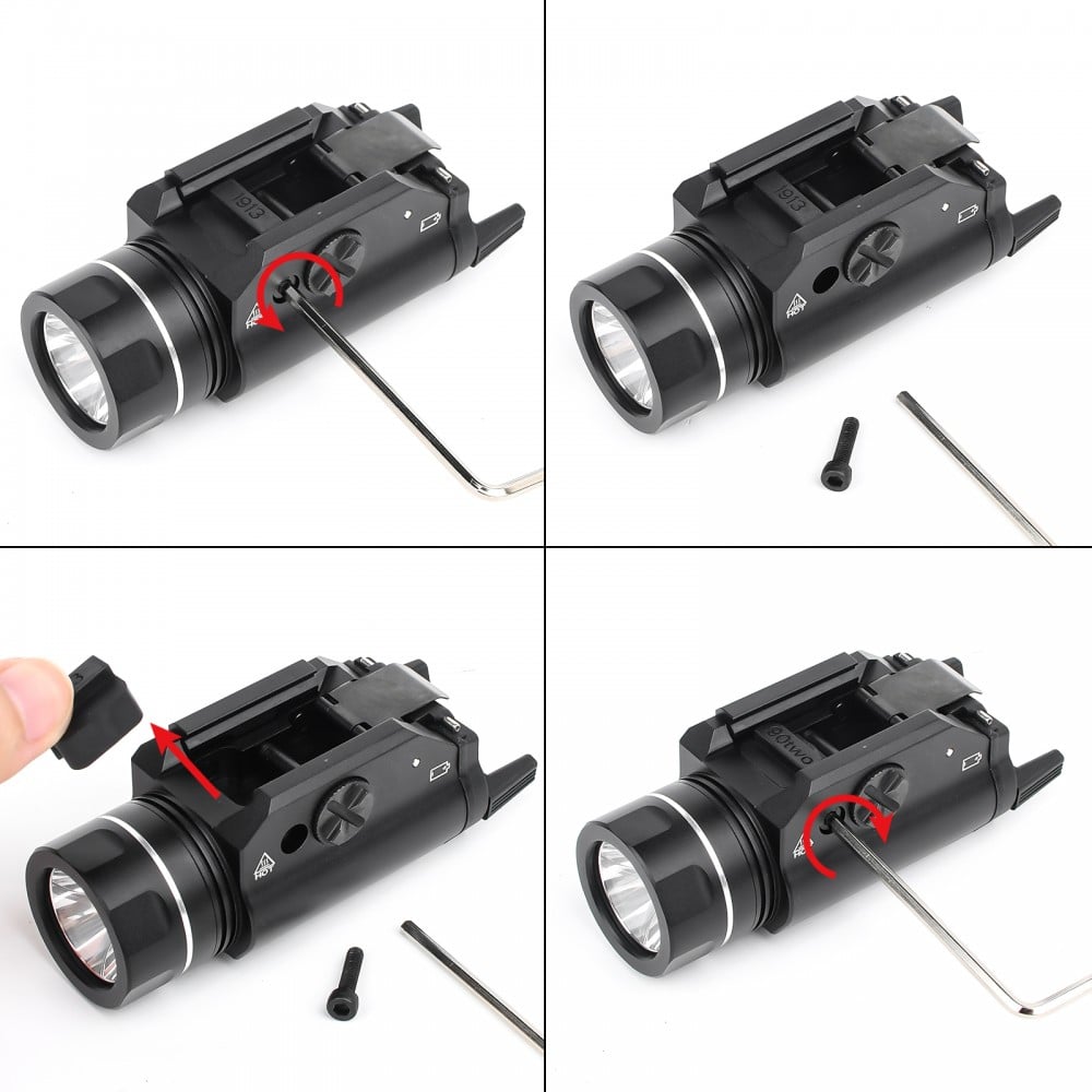 Torcia Tattica LED per Pistola di WADSN