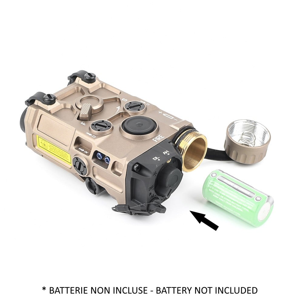 Sistema di puntamento laser rosso/IR di WADSN
