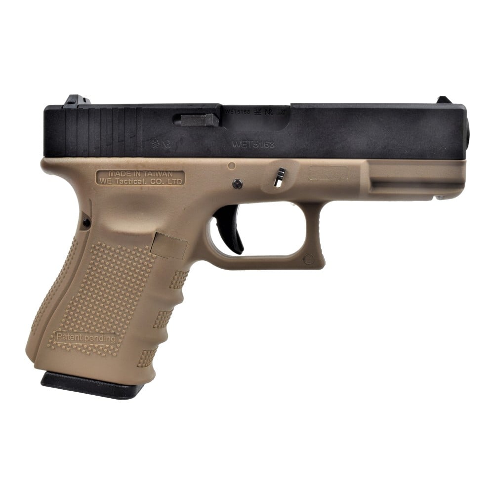 Pistola a Gas G-19 Nera e Tan di WE
