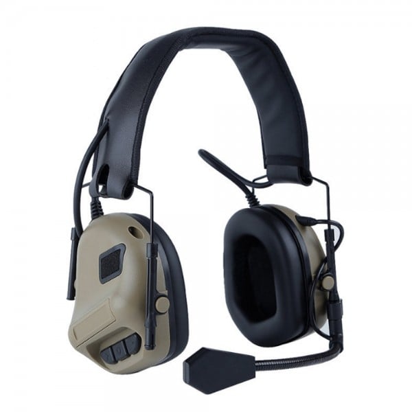 Set Cuffie con Microfono Tan di WOSPORT