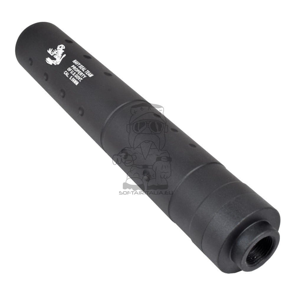 Silenziatore Tipo A 195x30mm per Softair di CYMA