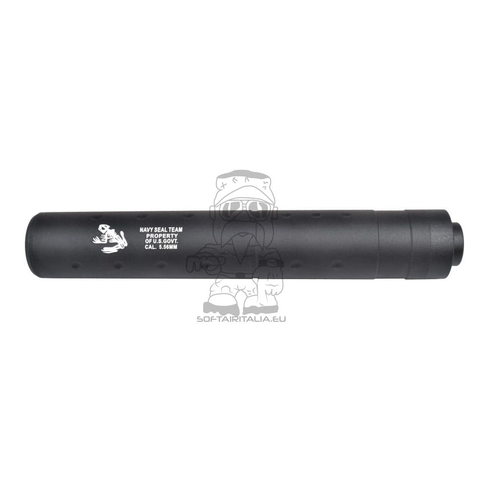 Silenziatore Tipo A 195x30mm per Softair di CYMA