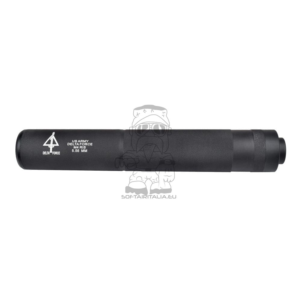 Silenziatore Tipo E 200x30mm per Softair di CYMA