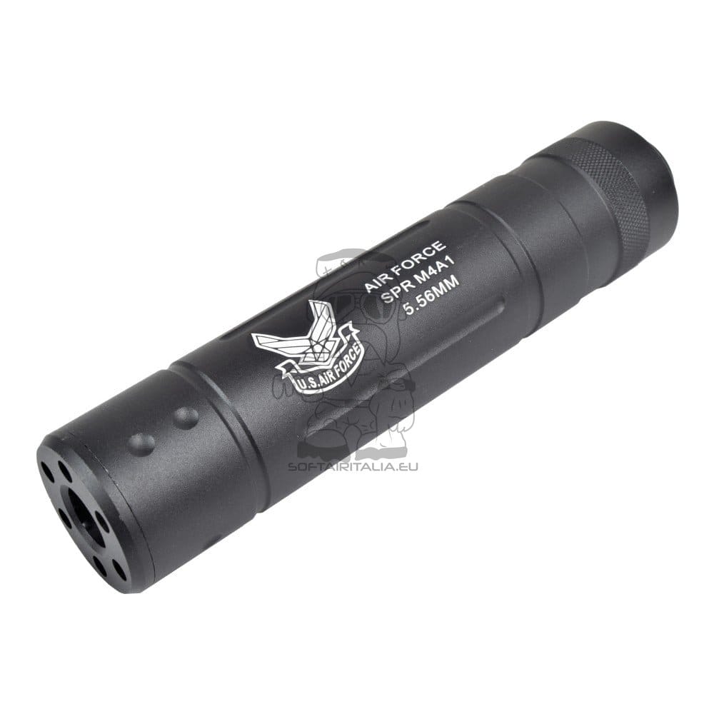 Silenziatore Airsoft 145x30mm Tipo B di CYMA