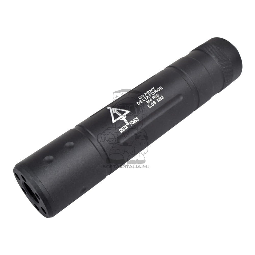 Silenziatore Airsoft 155x30mm Filetto 14mm CCW di CYMA
