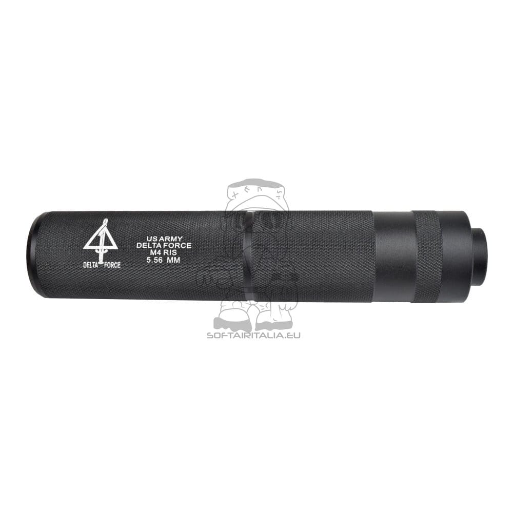 Silenziatore Airsoft 155mm x 30mm Tipo E di CYMA