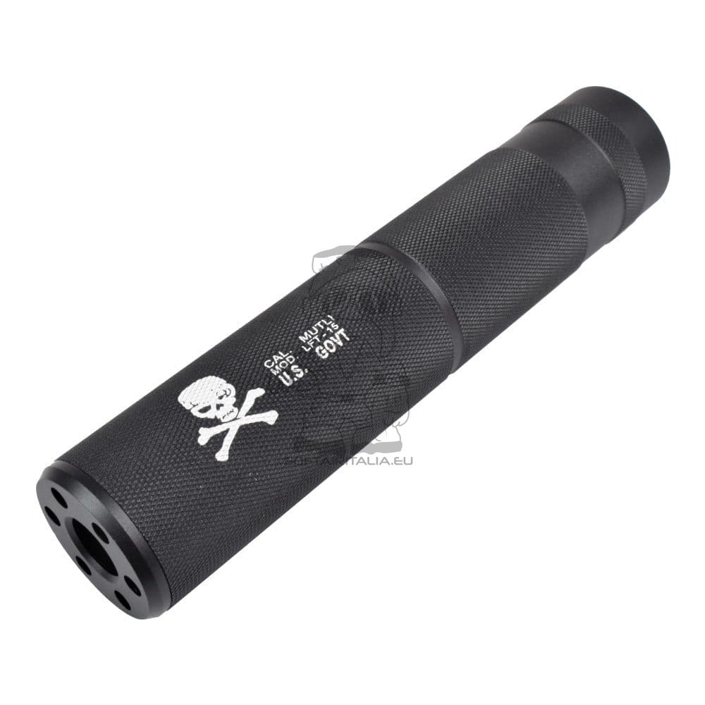 Silenziatore Tipo F 155x30mm per Softair di CYMA