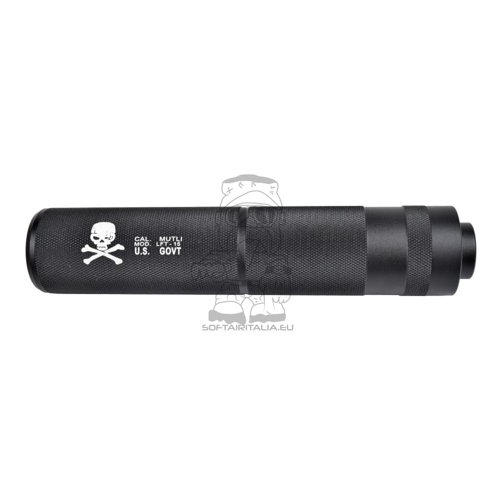 Silenziatore Tipo F 155x30mm per Softair di CYMA