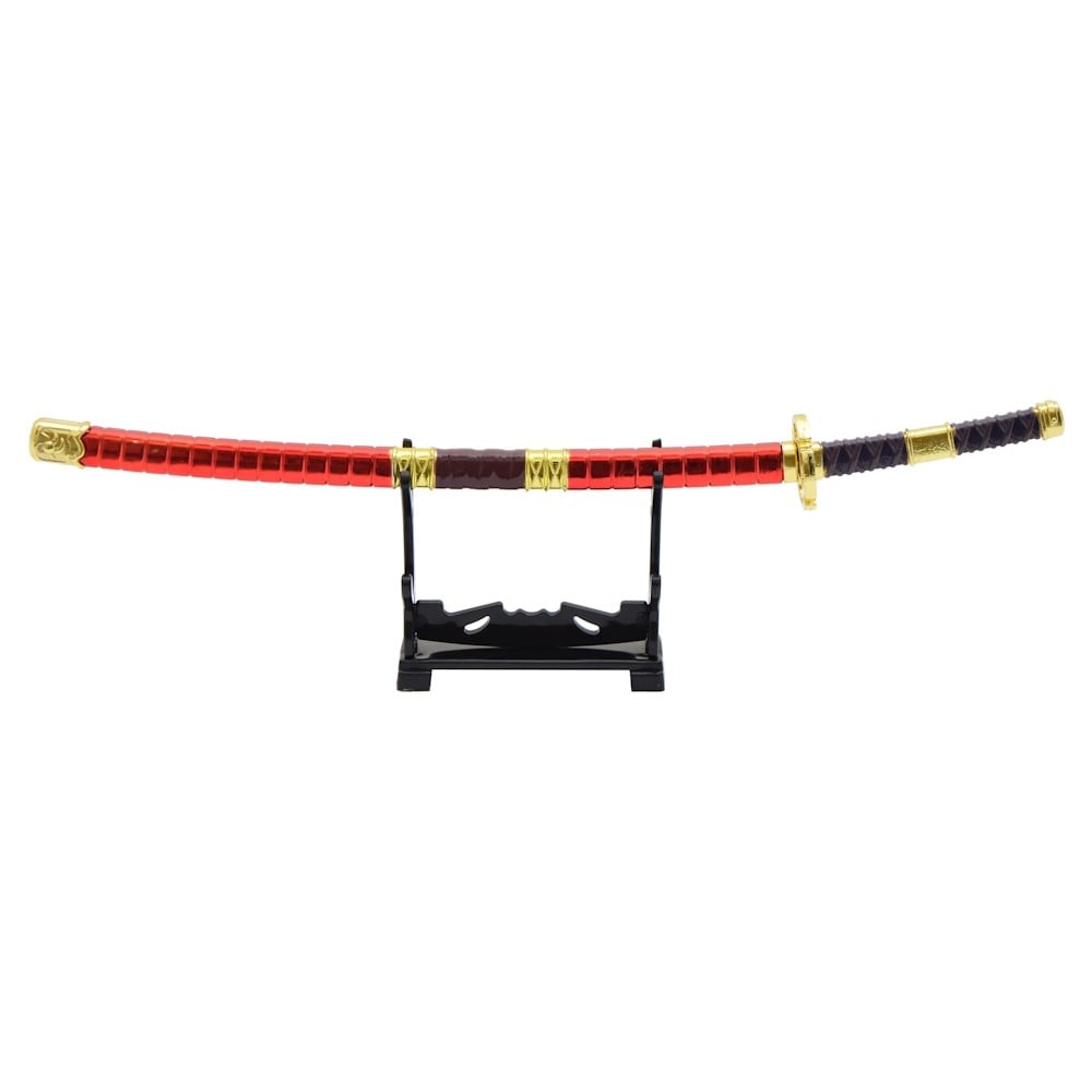 Katana ornamentale in miniatura Sandai Kitetsu di Zoro One Piece
