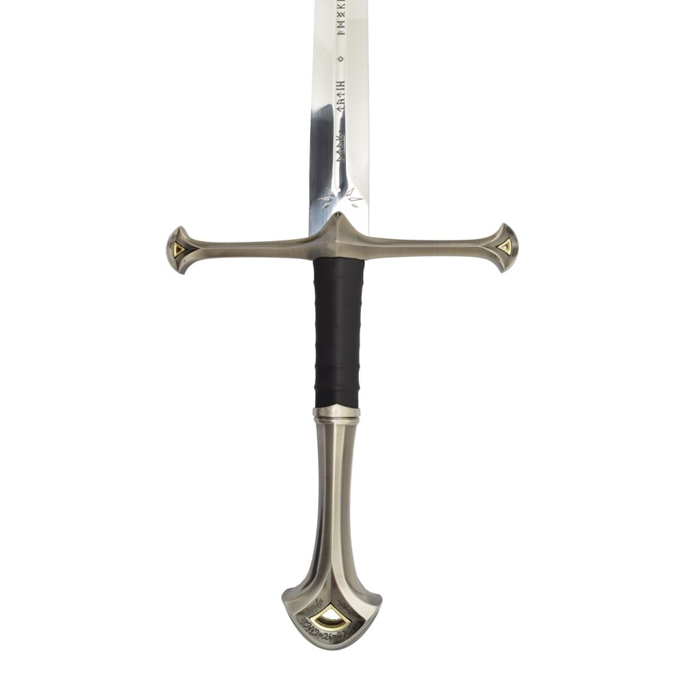 Spada ornamentale con incisioni ispirata ad Anduril di Aragorn