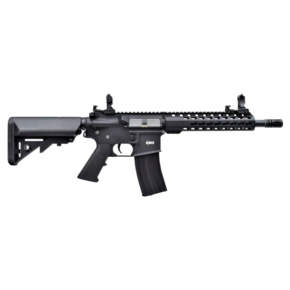 Fucile elettrico M4 Full Metal nero con paramano Keymod di D|BOYS