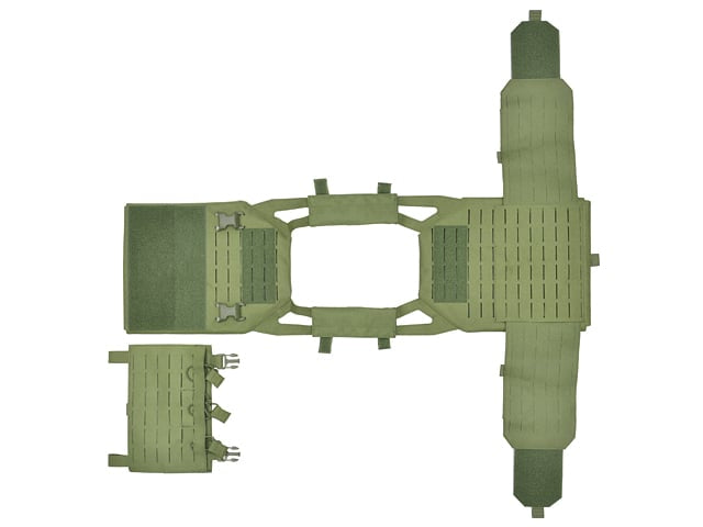 Portapiastre Operator Laser-Cut Buckle Up AR15/AK Multicam di 8FIELDS