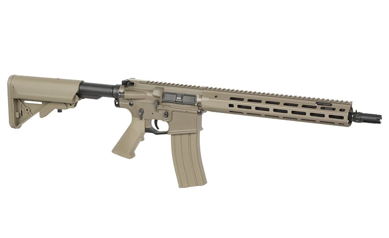 Fucile softair M4/AR-15 Knight's Armament ETU Tan di WELL PRO