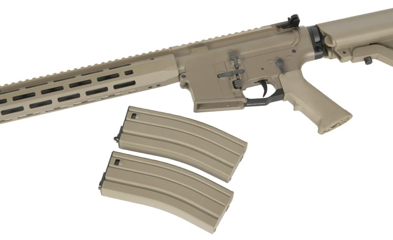 Fucile softair M4/AR-15 Knight's Armament ETU Tan di WELL PRO