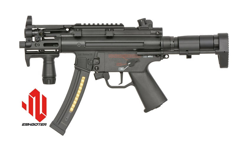 Fucile elettrico MP5k CM.041L Eshooter ETU licenza Umarex di CYMA