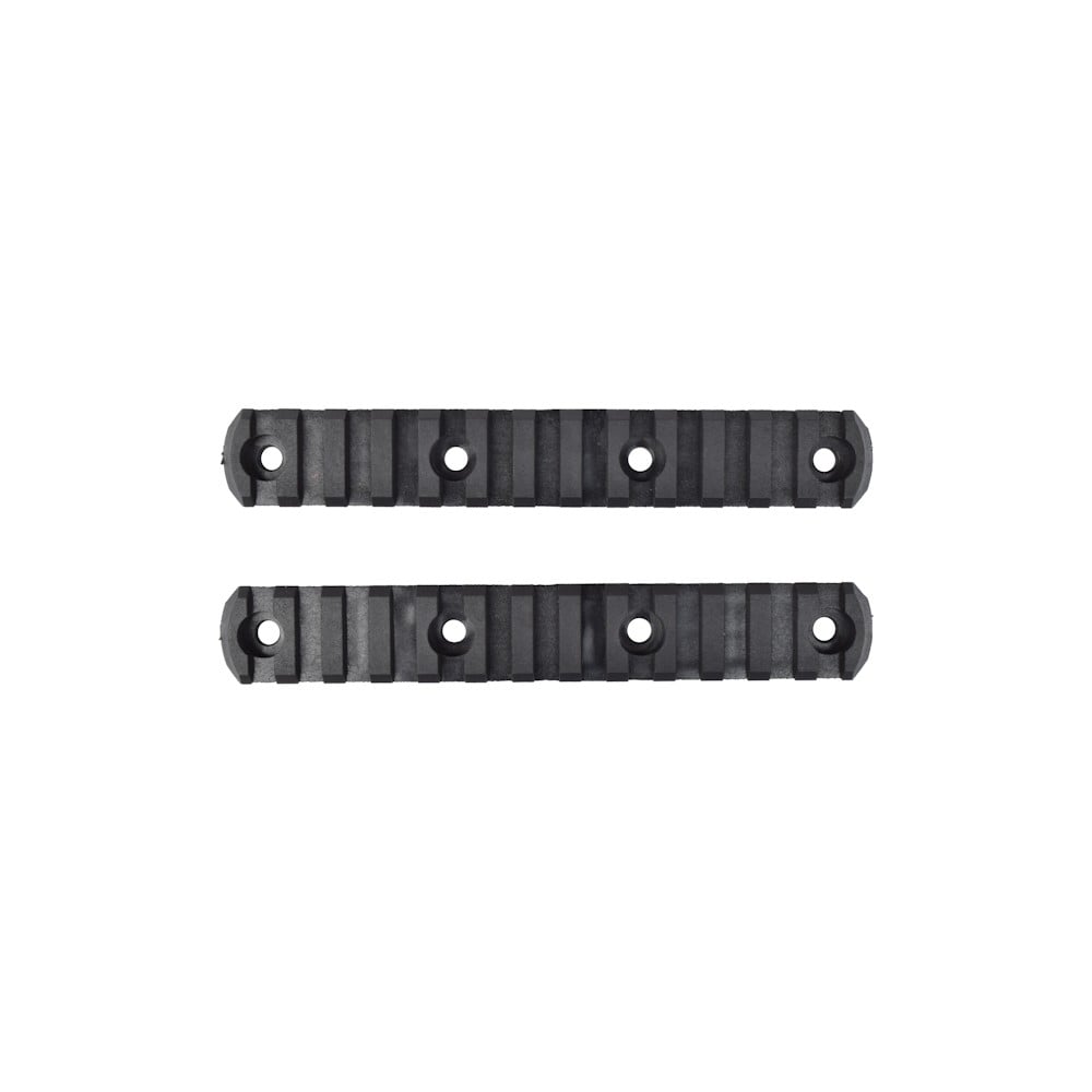 Slitte 20mm in polimero 13 slot nere di CLASSIC ARMY