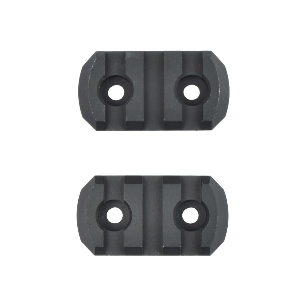 Set di slitte 20mm a 3 slot nere per M-LOK/KeyMod di CLASSIC ARMY